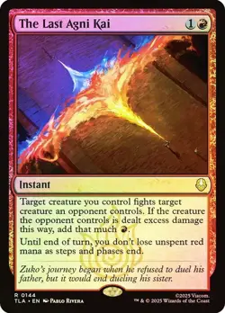 The Last Agni Kai Foil Avatar: The Last Airbender NM MTG - Image 1