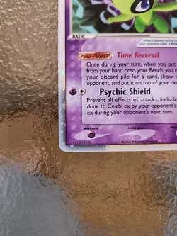 Pokemon TCG Celebi EX 17/17 Pop Series 2 Non-Holo Rare Card 2005 NM - Image 2