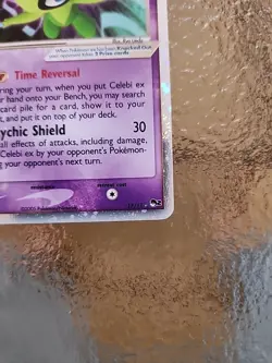 Pokemon TCG Celebi EX 17/17 Pop Series 2 Non-Holo Rare Card 2005 NM - Image 3