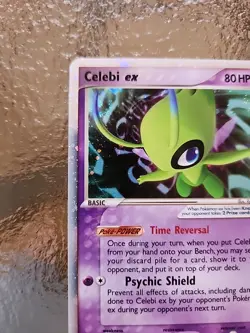 Pokemon TCG Celebi EX 17/17 Pop Series 2 Non-Holo Rare Card 2005 NM - Image 5