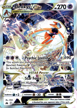 Deoxys VSTAR GG46/GG70 Pokemon Crown Zenith: Galarian Gallery Ultra Rare NM - Image 1
