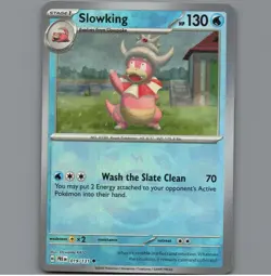 Pokemon Card TCG: Slowking Prismatic Evolutions 019/131 MASTERBALL PATTERN NM - Image 1