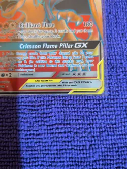 Charizard & Braixen GX 212/236 Full Art Tag Team Cosmic Eclipse Pokemon TCG- NP - Image 4
