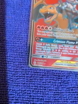 Charizard & Braixen GX 212/236 Full Art Tag Team Cosmic Eclipse Pokemon TCG- NP - Image 5