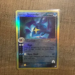 Pokemon TCG Vintage 2004 Team Aqua's Sharpedo 5/95 Reverse Holo - Image 1