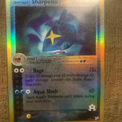 Pokemon TCG Vintage 2004 Team Aqua's Sharpedo 5/95 Reverse Holo - Image 5