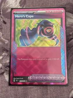 Pokemon TCG Hero's Cape 152/162 S&V Temporal Forces Ace Spec - Image 1