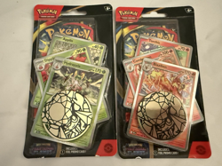Pokemon TCG Phantasmal Flames Checklane Blister 2-Pack Torchic & Applin Sealed - Image 1