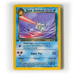 Pokemon - Dark Golduck - 1st Edition - Non Holo - 37/82 - Team Rocket - Image 1