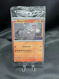Pokemon Phantasmal Flames Reshiram 017/094 Barnes & Noble Promo Stamped Sealed - Image 1
