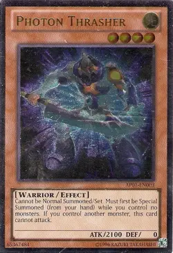 Yugioh! Photon Thrasher - AP01-EN003 - Ultimate Rare - Unlimited Edition Near Mi - Image 1