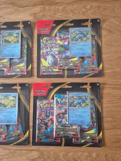 Lot de 4 tripack pokemon me01 mega evolution neuf scelle fr - Image 3