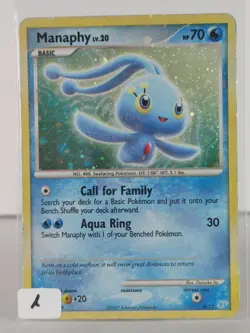 Manaphy - Manaphy Trainer Kit - 4/12 - Pokemon TCG - Cosmo Holo - Image 1