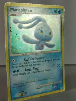 Manaphy - Manaphy Trainer Kit - 4/12 - Pokemon TCG - Cosmo Holo - Image 3