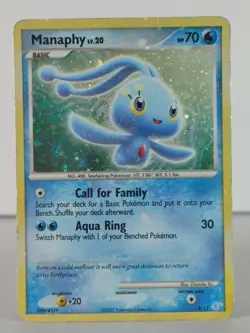 Manaphy - Manaphy Trainer Kit - 4/12 - Pokemon TCG - Cosmo Holo - Image 4