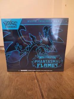 Pokemon Phantasmal Flames ETB Box - FACTORY SEALED in Hand (Ready to Ship) - Image 1
