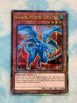 YUGIOH KOA'KI MEIRU DRAGO QUARTER CENTURY SECRET RARE 1ST NM RA03-EN218 - Image 1