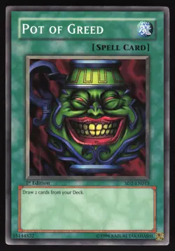 Pot of Greed - SD1-EN015 - Common - 1st Edition Yugioh - Image 1