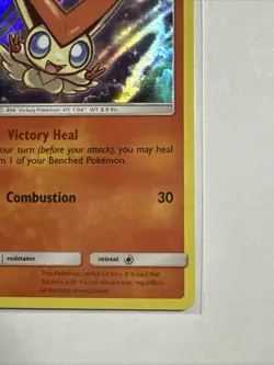 Victini 30/236 Rare Holo Card Sun & Moon - Cosmic Eclipse Pokemon TCG NM - Image 5