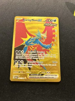 Roaring Moon ex 262/182 NM -Gold Rare Pokemon Card- Paradox Rift (7q) - Image 2