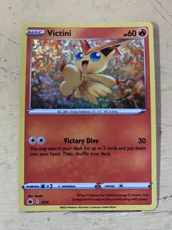 Victini 5/15 2022 Mcdonald's Promo Holo Rare Pokemon Card Pokemon TCG NM - Image 1