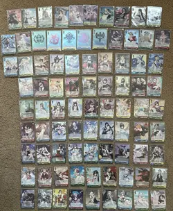 HUGE Lot Weiss Schwarz Azur Lane Vol 2 SR Holo Foil English 86 Different Cards!! - Image 1