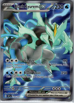 Black Kyurem ex 218/191 SV08: Surging Sparks - Pokemon Card - NM - Image 1
