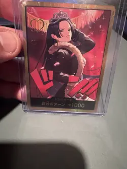 DON!! Boa Hancock GOLD EB03 Japanese ONE PIECE Card Heroines Edition NM - Image 1