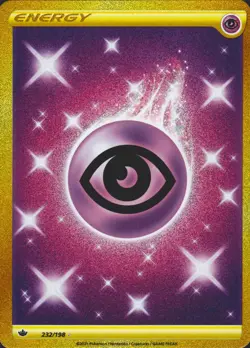 Psychic Energy (Secret) 232/198 Holo Secret Rare Chilling Reign Pokemon Card NM - Image 1