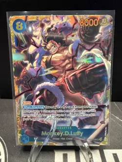 Monkey.D.Luffy SEC-SP OP11-118 a Fist of Divine Speed One Piece Card - Image 1