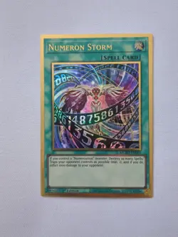 MGED-EN051 Numeron Storm - 1st Edition Premium Gold Rare - YuGiOh Card - Image 1