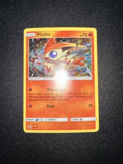 Pokemon TCG Victini SM225 Black Star Promo Holo NM - Image 1