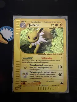 Pokemon TCG Eseries Skyridge Holo Rare Jolteon H12/H32 - MP #H32 - Image 1
