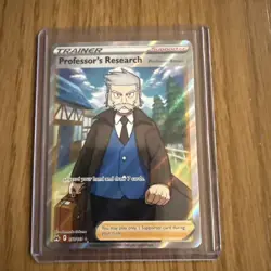 Pokemon TCG Professor's Research (Full Art) Crown Zenith 150/159 Holo Ultra Rare - Image 1