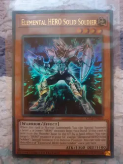 Elemental HERO Solid Soldier, CT15-EN003, Ultra Rare, 1st Edition - Image 1