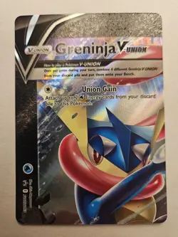 Pokemon Greninja V-Union SWSH155-158 Full Set Black Star Promo - Image 2