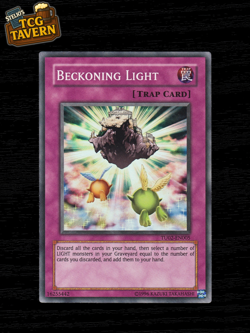Yu-Gi-Oh Beckoning Light TU02-EN005 Turbo Pack 2 Unlimited Super Rare EU 2010 - Image 1