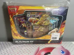 Pokemon TCG Scarlet & Violet Blaziken EX Special Collection Box New Sealed - Image 1