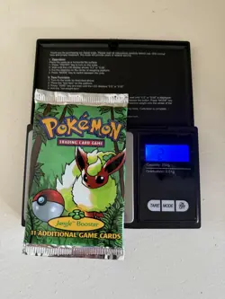Heavy Pokemon Jungle Unlimited Booster Pack Flareon 21.46g WOTC 1999 - Image 1