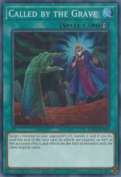 Called by the Grave [EXFO-ENSE2] Super Rare Near Mint Limited - Yugioh single - Image 1