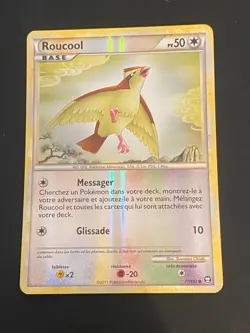 CARTE POKEMON ROUCOOL 71/102 FR REVERSE HS TRIOMPHE - EXC - Image 1