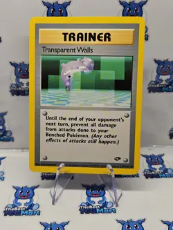 Transparent Walls 125/132 Pokemon Gym Challenge LP - Image 1