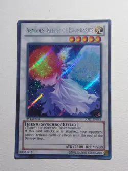 Yugioh Armades, Keeper of Boundaries JOTL-EN045 Secret 1st Ed NM - Image 1