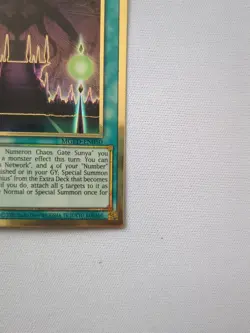 Yugioh Numeron Chaos Ritual MGED-EN050 Premium Gold Rare 1st Edition LP - Image 5