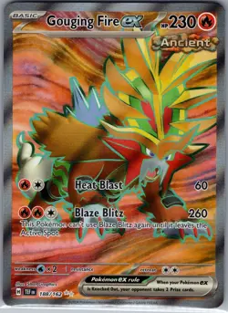 Gouging Fire ex 188/162 SV05: Temporal Forces - Pokemon Card - NM - Image 1