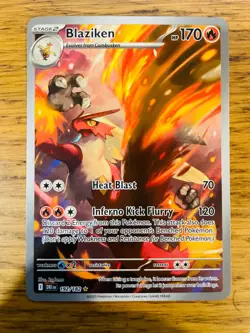 NEAR MINT! Blaziken (192/182) Destined Rivals Illustration Rare Pokemon Card! - Image 1