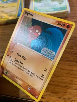 NM! Diglett (50/100) EX Crystal Guardians Stamped Reverse Holo Pokemon Card! - Image 4