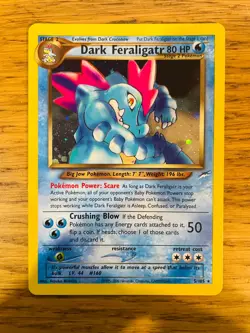 Dark Feraligatr (5/105) Holo Neo Destiny Set Pokemon Card! FREE P&P! - Image 2
