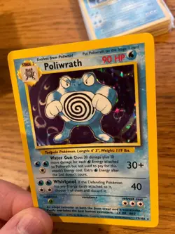 NEAR MINT! Poliwrath (13/102) Holo Base Set Pokemon Card! FAST & FREE P&P! - Image 4