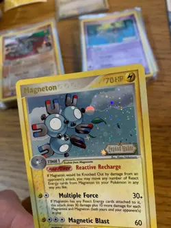 NEAR MINT! Magneton (22/92) Stamped Reverse Holo EX Legend Maker Pokemon Card! - Image 4